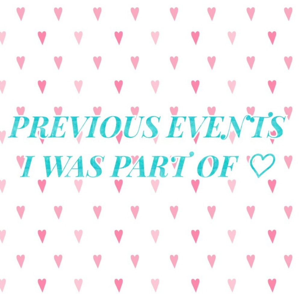 💗 Event Tiles from Previous Events 💗